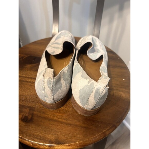 Susina Leather Camouflage Flats Pointed Toe Slip On Loafers For Women Size 8.5 - Picture 3 of 5